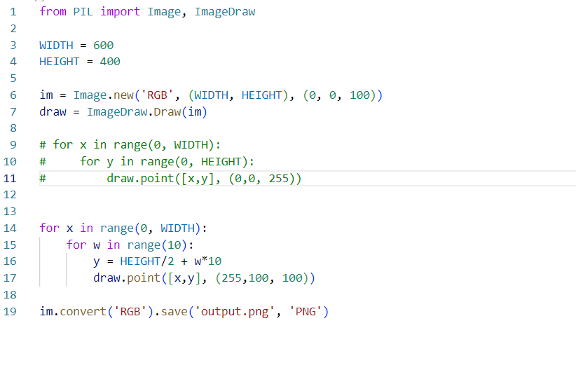 and this is the code that we have written: